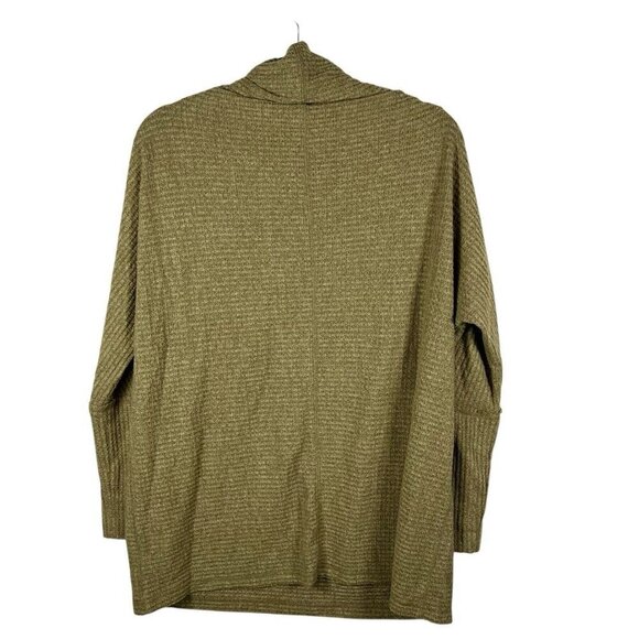 Free People We The Free Turtleneck Sweater Olive Green Ribbed Women’s Size XS - Picture 2 of 7
